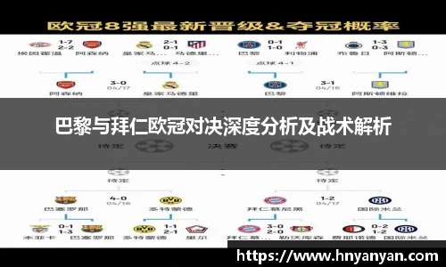 巴黎与拜仁欧冠对决深度分析及战术解析